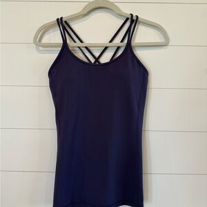 Lululemon Athletica Free to Be Tank *Everlux Midnight Orchid.. Removable cups